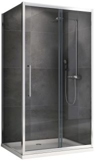 Душевой уголок ABBER Schwarzer Diamant AG30160H-S70 160x70см хром